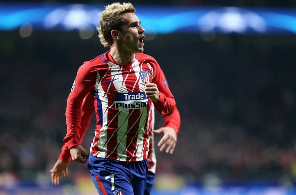 Imagens de Griezmann pelo Atlético de Madrid