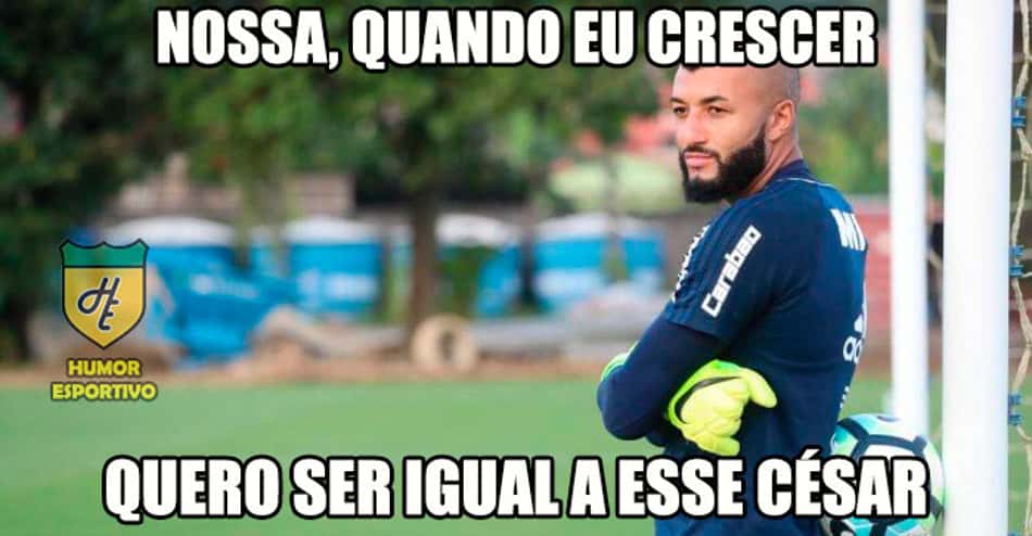 César, Muralha e Vizeu são protagonistas dos memes da classificação do Flamengo