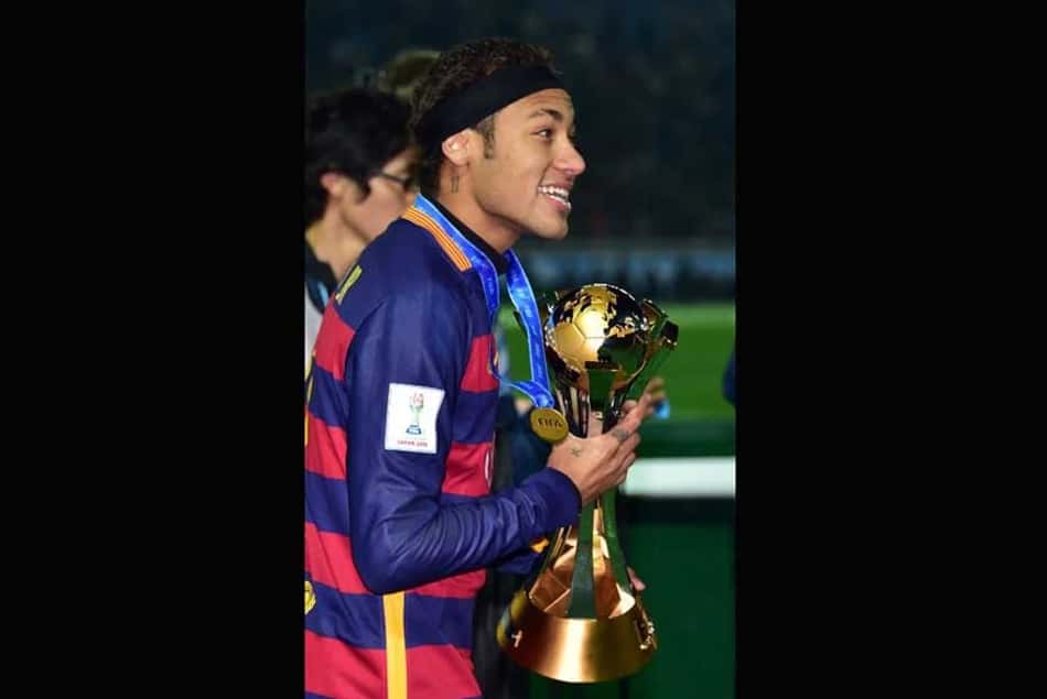 O Barcelona de Neymar fez 3 a 0 no River Plate na final de 2015