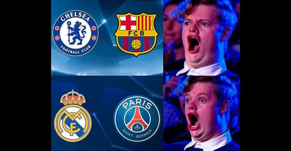 Os melhores memes do sorteio da Champions