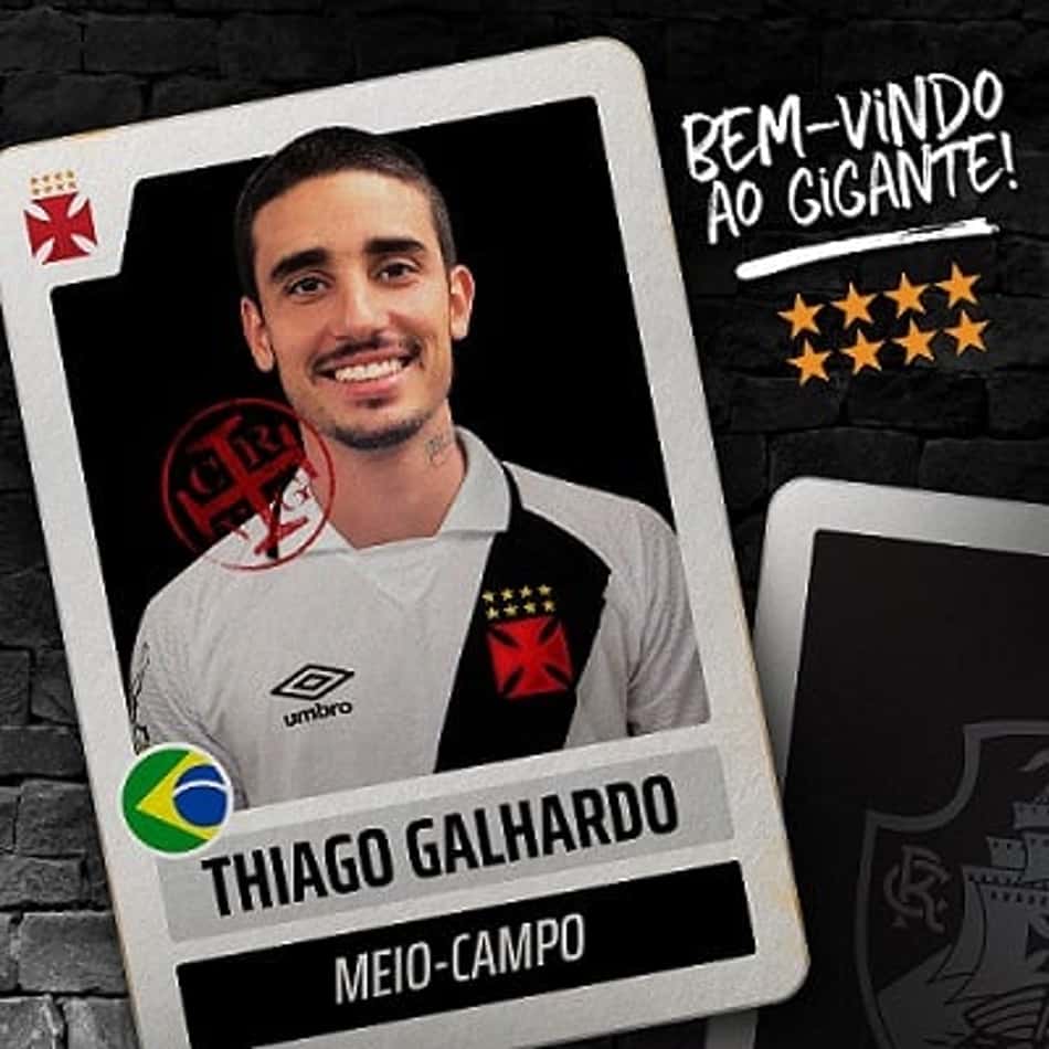 Vasco anuncia contratação de Thiago Galhardo, terceiro reforço para 2018
