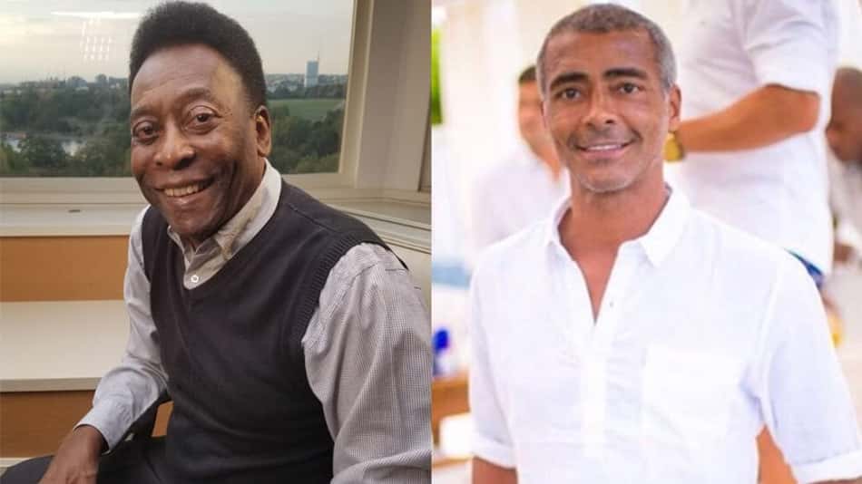 Pelé e Romário