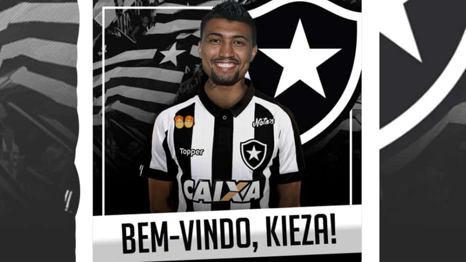 Agora é oficial! Kieza é anunciado como novo reforço do Botafogo