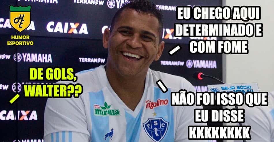 Walter é (d)o Papão… e não é de hoje
