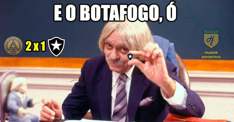 Vexame do Botafogo diante do Aparecidense rende muita zoação na web