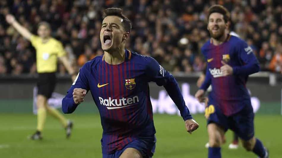 VÍDEO: Rival deste domingo, Valencia foi o primeiro time que Philippe Coutinho marcou gol pelo Barcelona