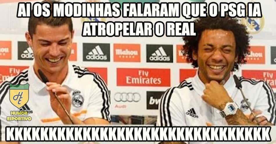 Os melhores memes da vitória do Real Madrid sobre o PSG