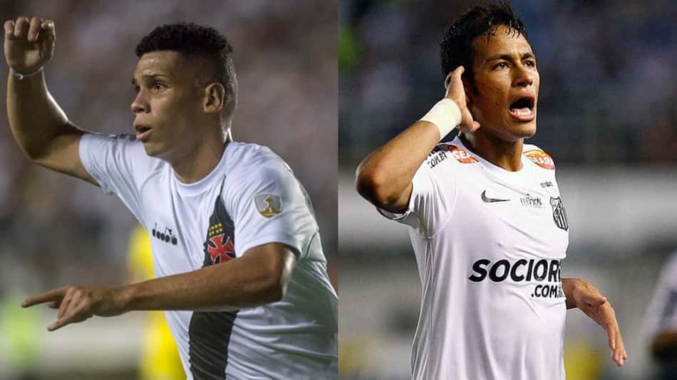 Paulinho x Neymar: início na Liberta é mais promissor para o vascaíno