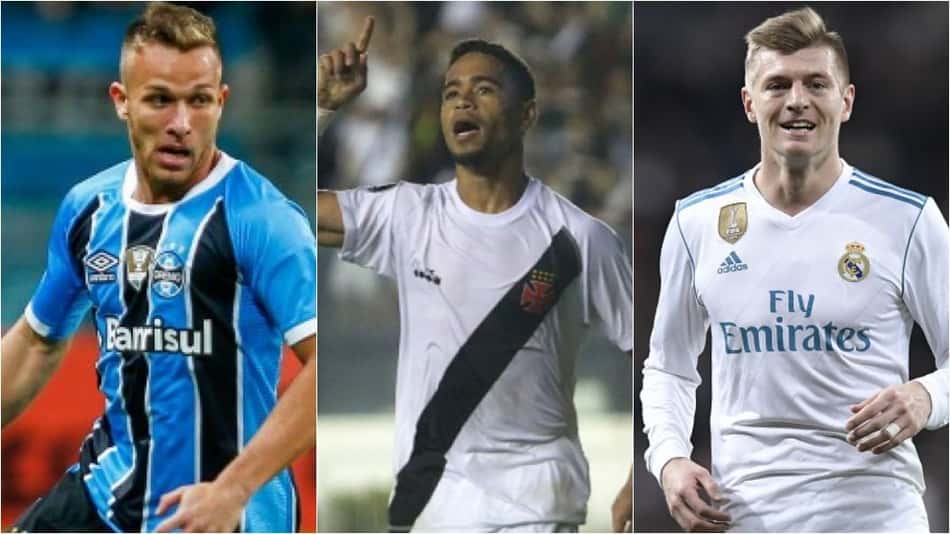 Arthur, Pikachu e Kroos. Veja como foi o vaivém desta segunda-feira