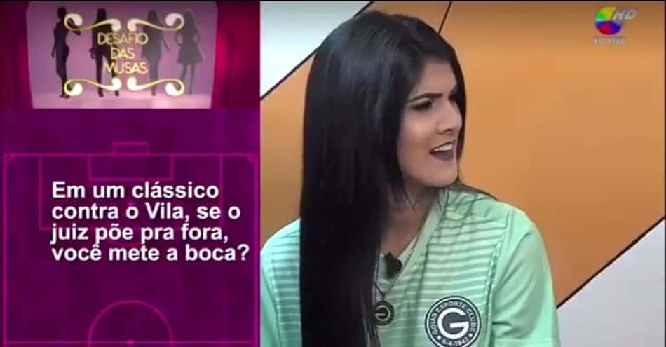 Com entrevista sexista, programa constrange musas de clubes goianos