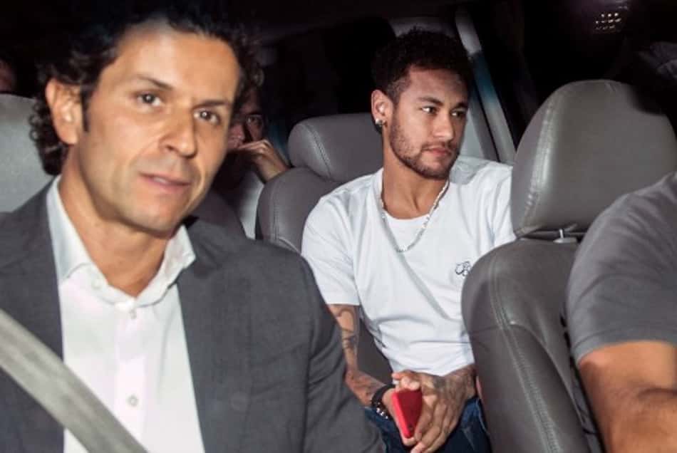 Neymar e Rodrigo Lasmar