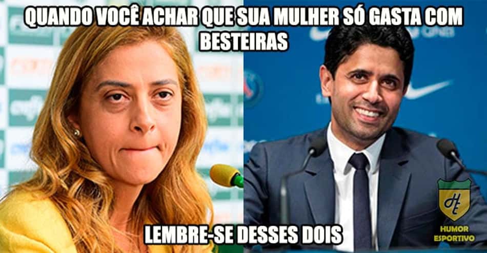 A internet resolveu comparar o Palmeiras com o PSG… e não faltaram piadas