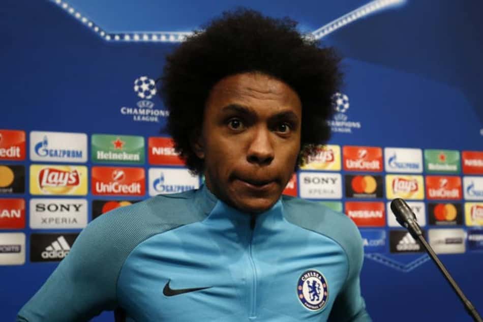 Willian quer Chelsea compacto para bater o Barcelona no Camp Nou