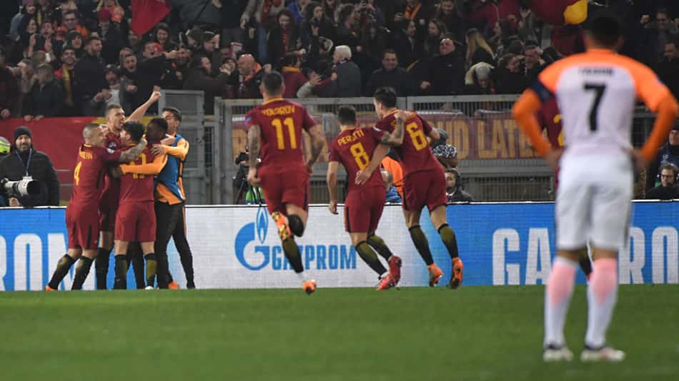 Roma bate Shakhtar e avança às quartas da Liga dos Campeões