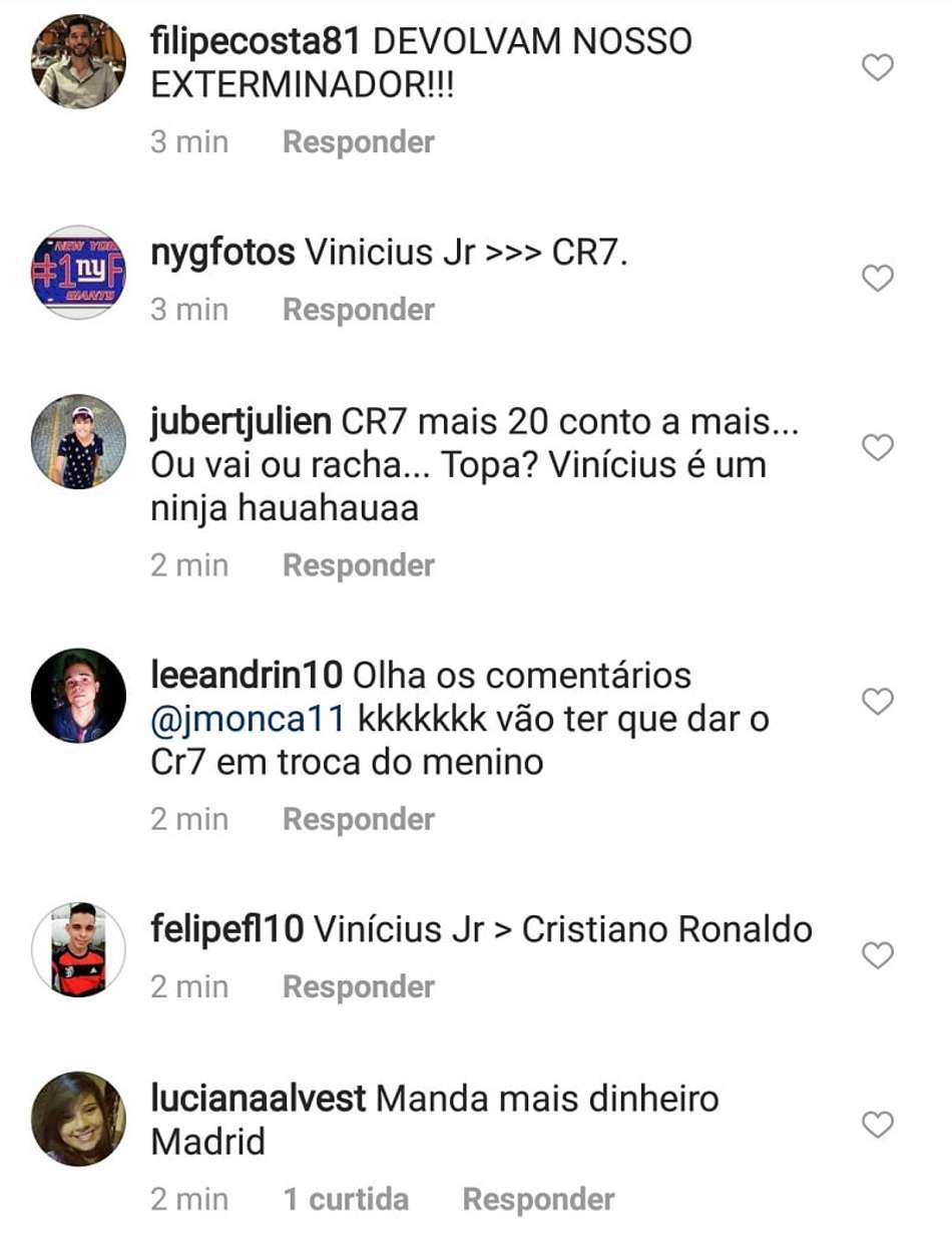 Flamenguistas pedem mais dinheiro por Vinicius Jr.