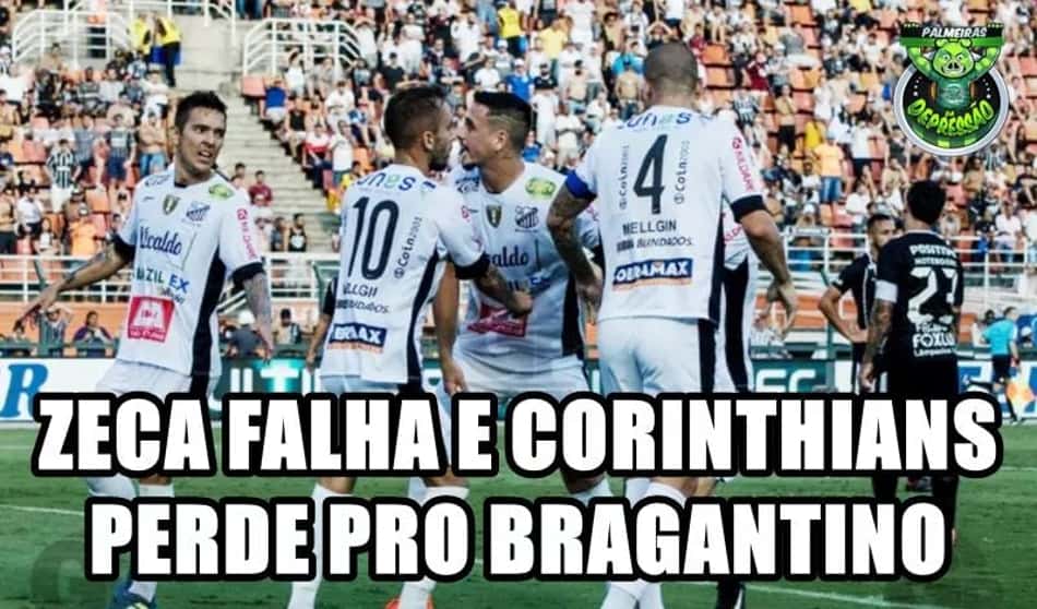 'Zeca falha' e Corinthians é zoado após derrota para o Bragantino
