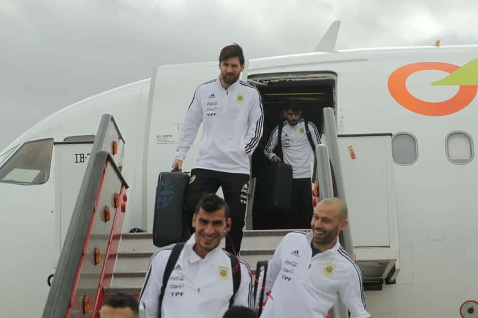 Argentina treina no CT do Real Madrid sem a presença de Messi