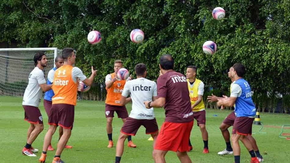 São Paulo se reapresenta com Hudson e Edimar treinando entre reservas