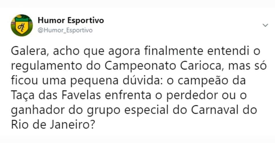 O regulamento do Carioca 'bugou' a cabeça de muita gente