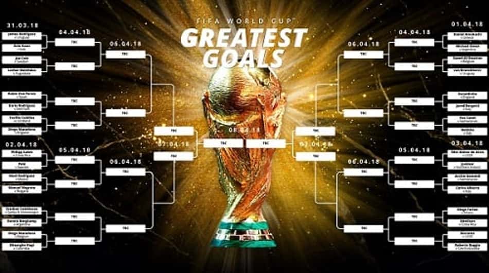 Fifa abre votação para eleger o gol mais bonito da história das Copas