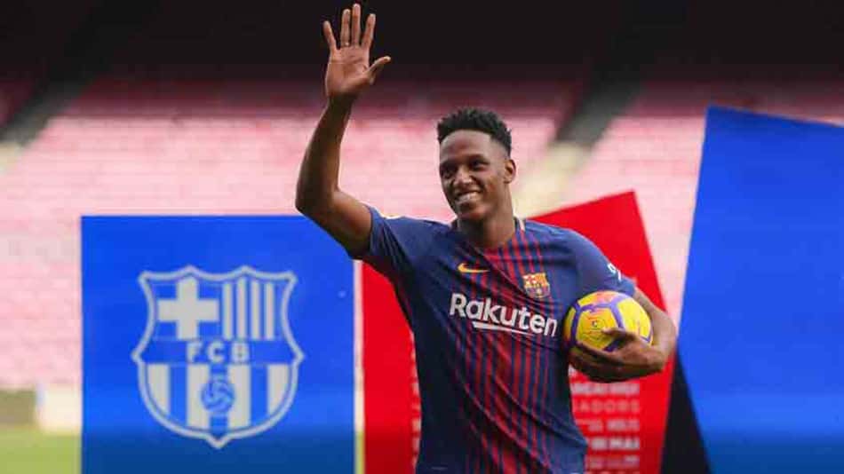 Yerry Mina ainda é um dos recordistas no Barcelona em margem de lucro