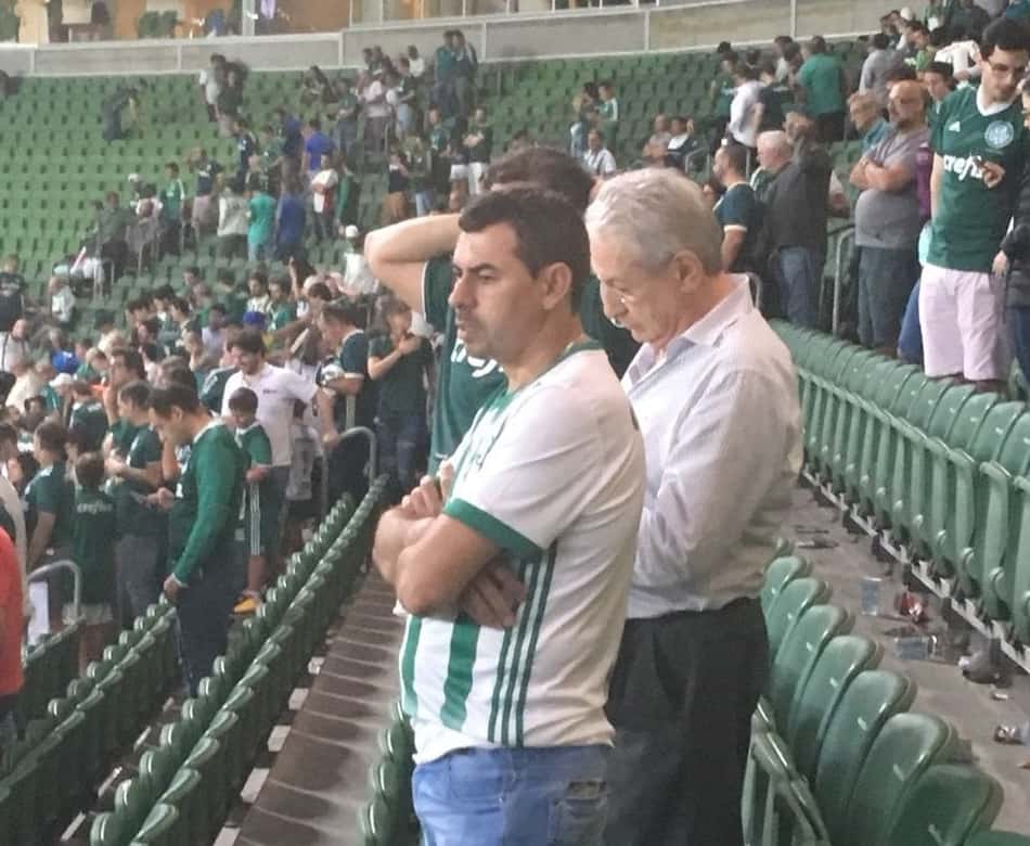 Sósia palmeirense de Carille bomba na web