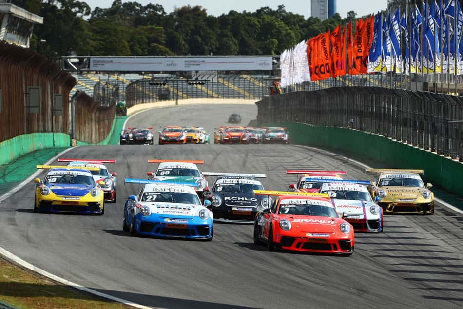 Porsche Cup Império coroa campeões de sprint na preliminar do GP Brasil de F1