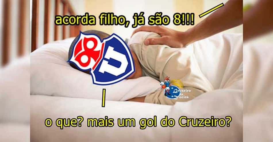 Os memes do massacre do Cruzeiro sobre a Universidad de Chile