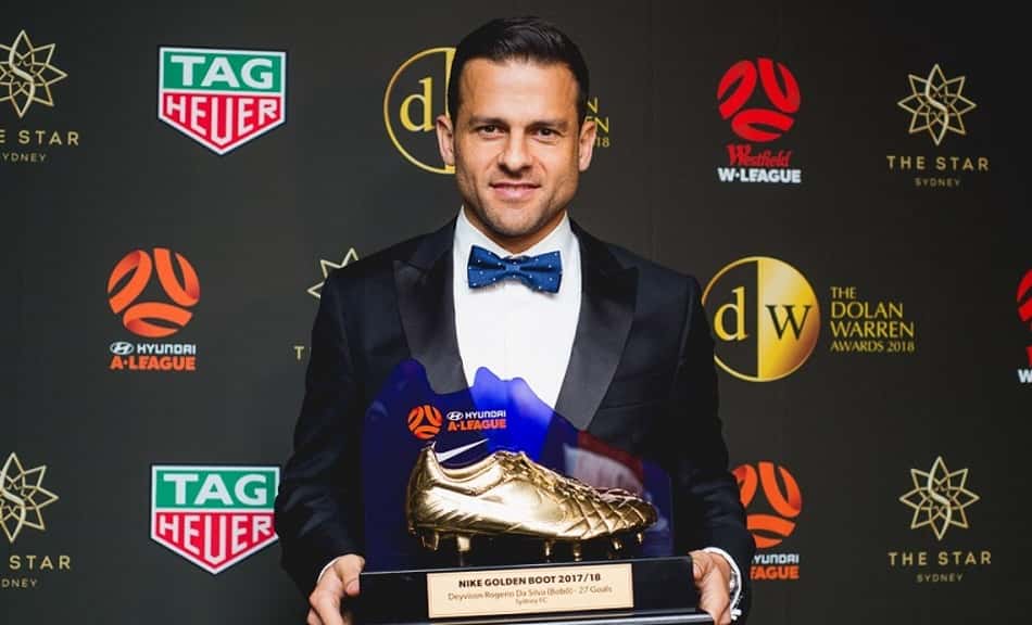 Na Austrália, Bobô chega a Chuteira de Ouro graças a um gol por jogo