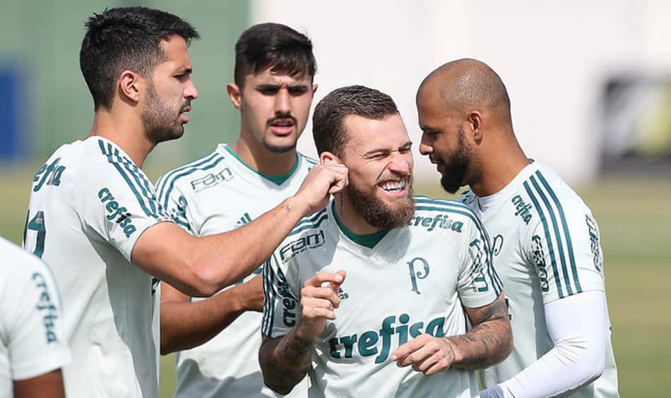 Treino do Palmeiras em Curitiba