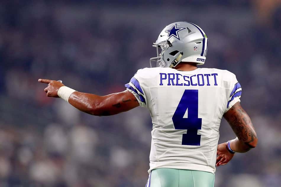 Vikings x Cowboys: Dak Prescott aguarda até este sábado para saber se entra em campo