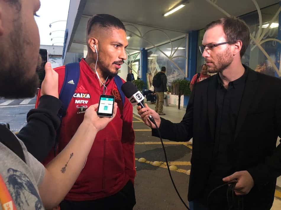 Sem alvoroço, Fla chega em Chapecó e Guerrero pede cuidado com rival