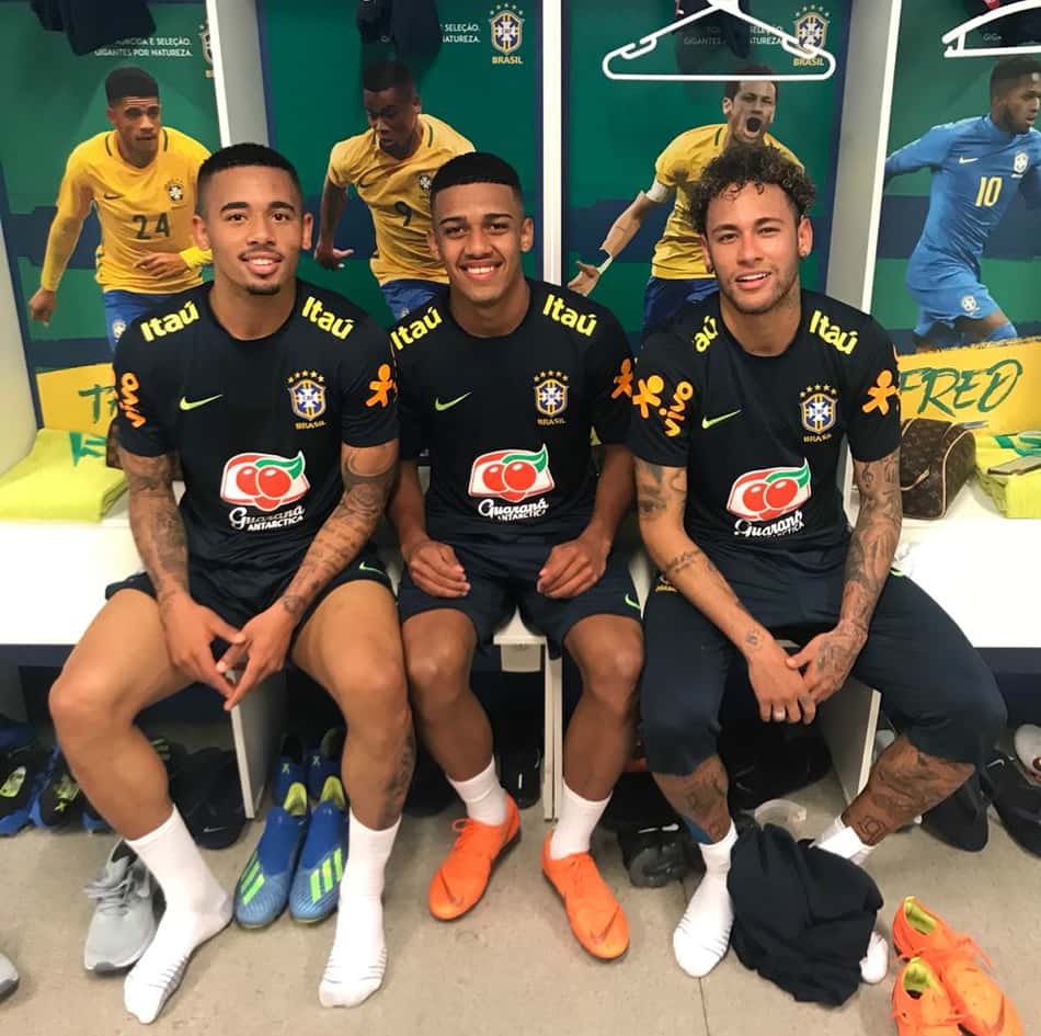 Brenner treina com Neymar e Gabriel Jesus: 'Vou amadurecer'