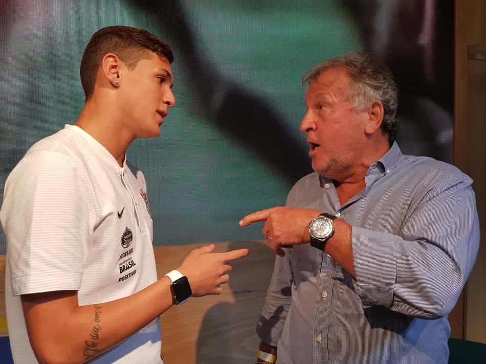 De Zico para 'Ziquinho': ex-Vasco, meia do Corinthians realiza sonho e recebe dicas de ídolo do Flamengo