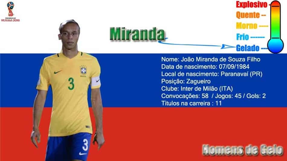 A elegância e confiança de Miranda, que de cavalo não tem (quase) nada