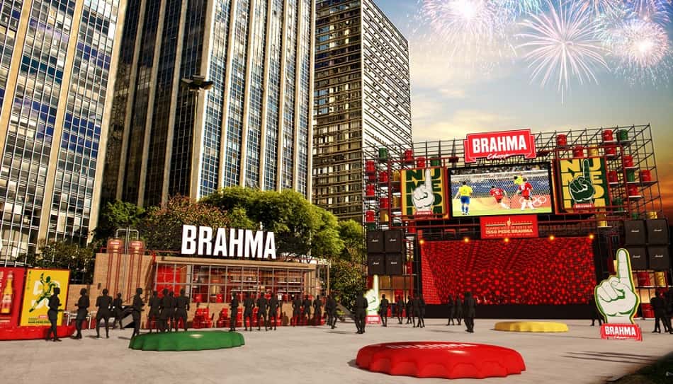 Cervejaria promove evento para a transmissão dos jogos da Copa