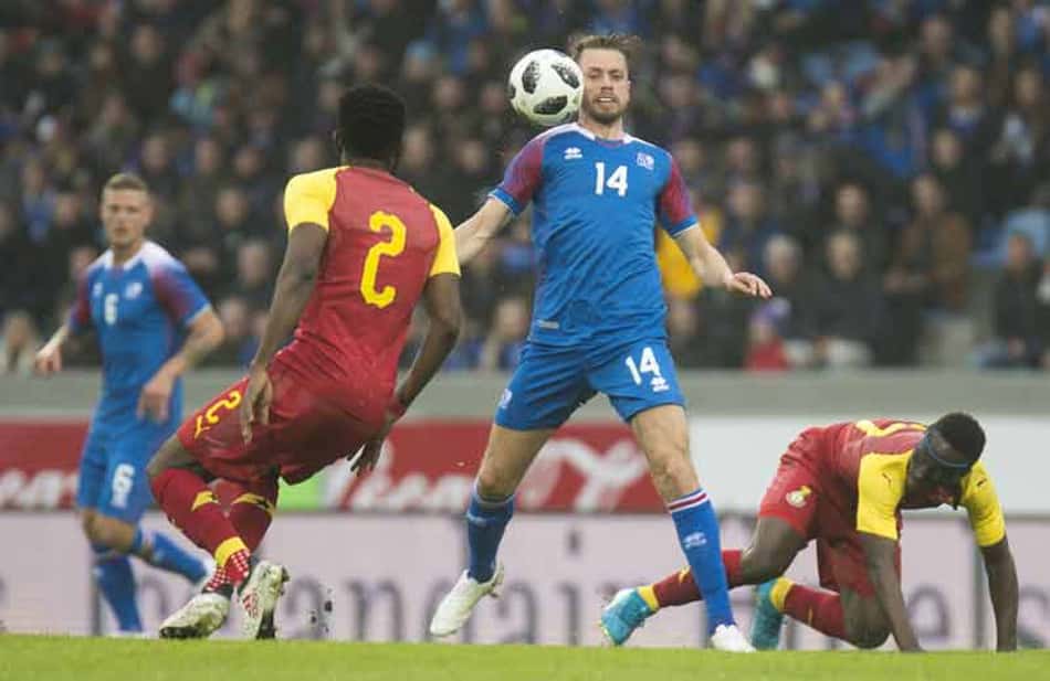 Islândia empata com Gana em último amistoso antes da Copa do Mundo