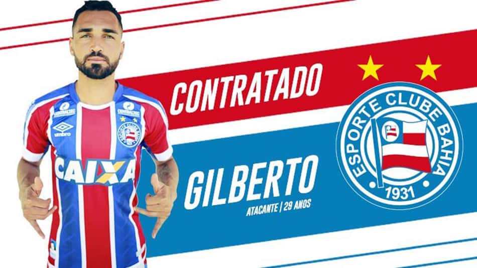 Após passagem pela Turquia, Gilberto é anunciado como reforço do Bahia