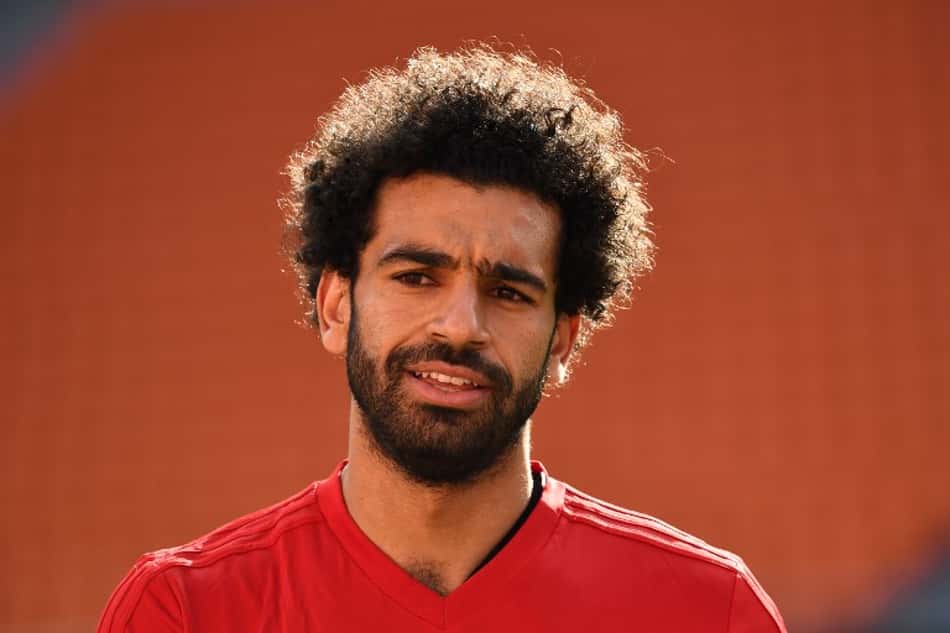 Salah em treino do Egito