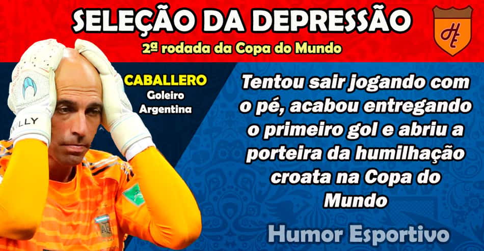 Seleção da Depressão: os piores da 2ª rodada da Copa do Mundo