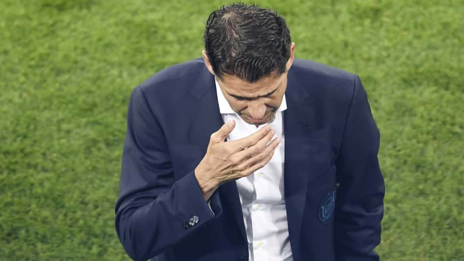 Hierro reclama de erros defensivos da Espanha: 'Este não é o caminho'