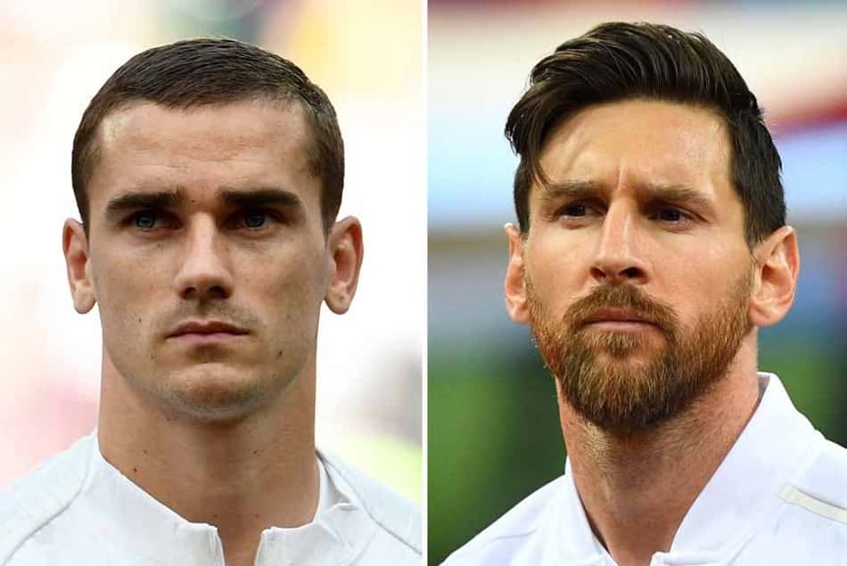 Messi 17 x 6 Griezmann: rivais na Espanha, craques duelam na Copa após quase virarem colegas