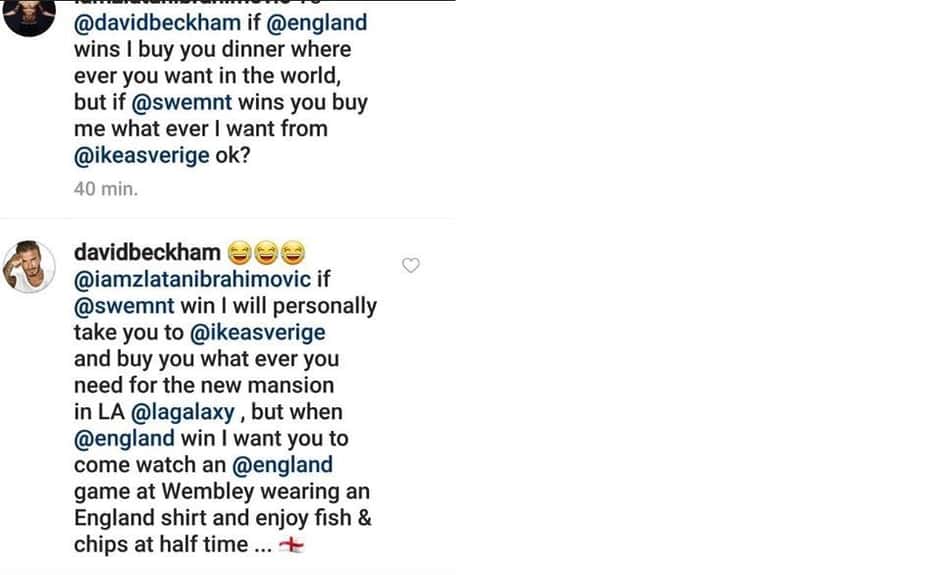 Ibrahimovic e Beckham