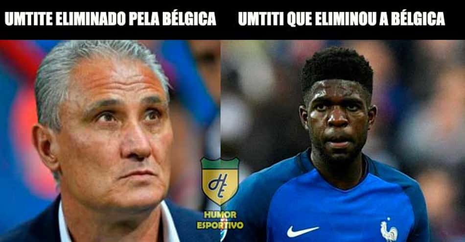 Umtiti melhor que um Tite? Veja os memes de França e Bélgica