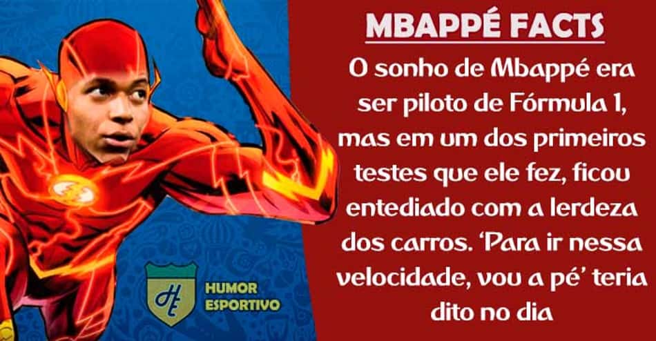 Mbappé Facts: as brincadeiras com a velocidade do destaque da França