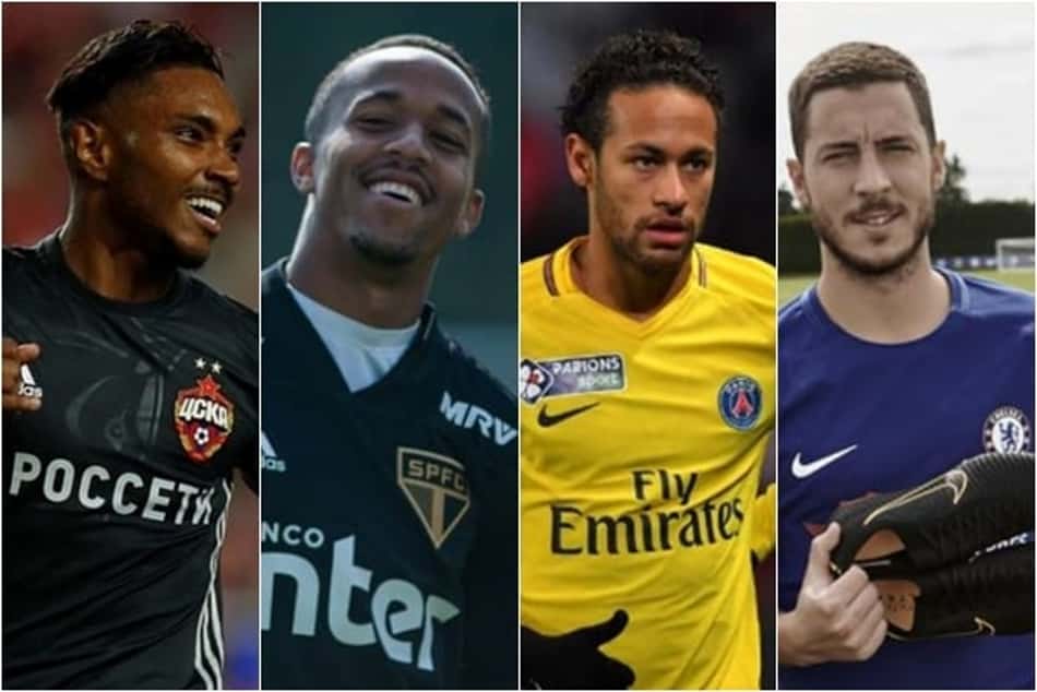 Vitinho, Militão, Neymar e Hazard. Veja o resumo do vaivém de sexta