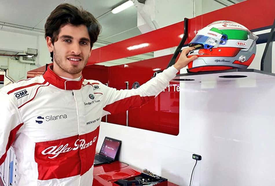 Sauber anuncia Giovinazzi como companheiro de Raikkonen em 2019