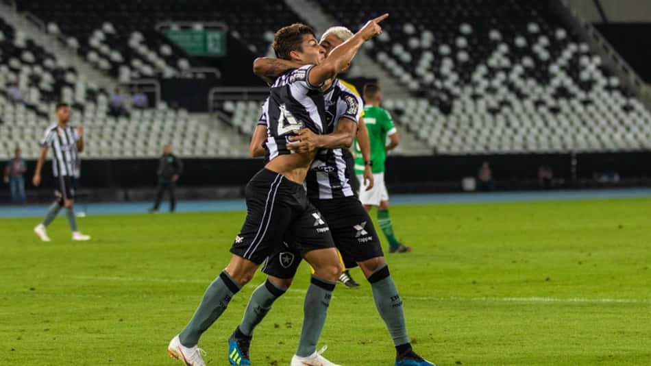 Botafogo vence a Chapecoense, sobe na tabela e afasta a crise
