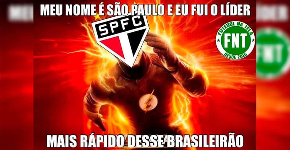 Flamenguistas ironizam liderança relâmpago do São Paulo; veja memes