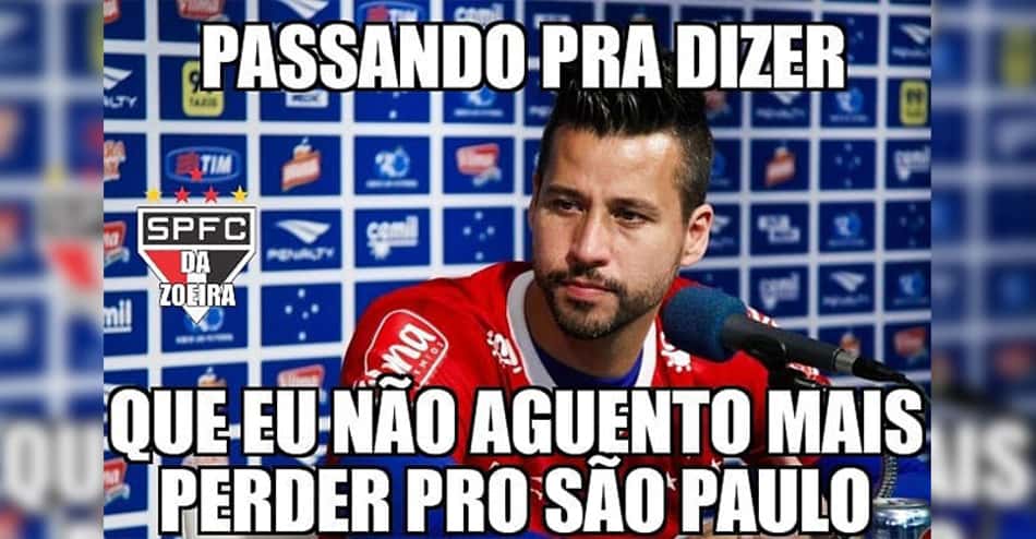São-paulinos provocam 'freguês' Cruzeiro e celebram vitória